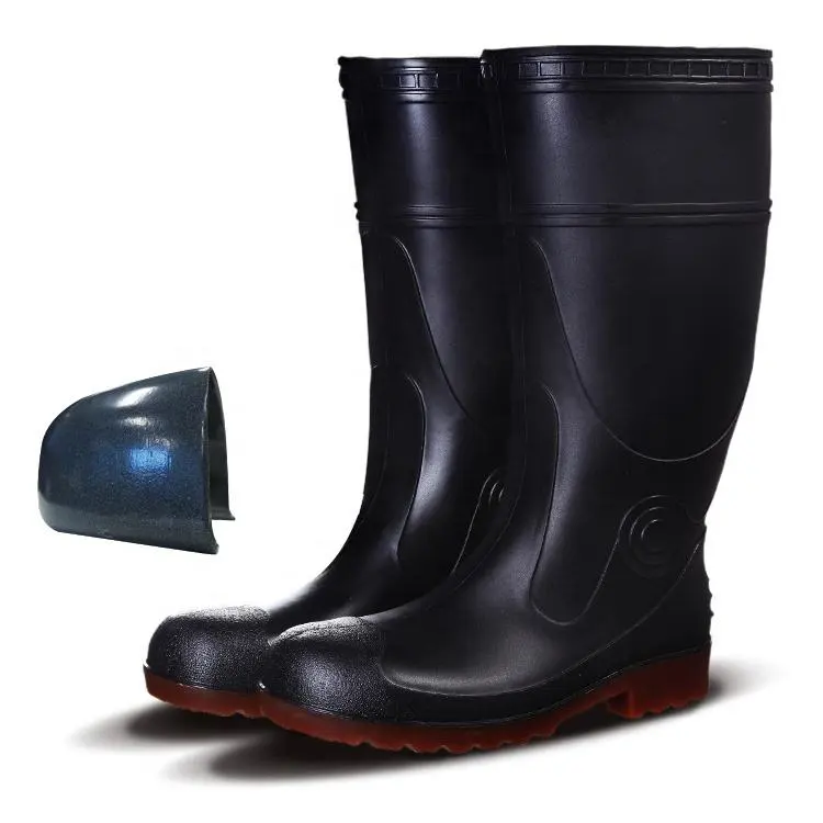 Bota de PVC CR-524 con puntera de acero, resistente a ácidos y álcalis (CR-524), imagen 1